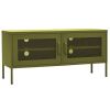 TV Stand Olive Green 41.3"x13.8"x19.7" Steel