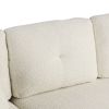 87.7" Convertible Sleeper, Sectional Pull Out Sofa Bed with Storage Ottoman, 2 Throw Pillows, 2 Stools
