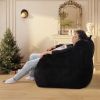 Bean Bag Chairs for Adults Oversize Bean Bag Sofa Chair with High Density Memory Foam Bean Bag Chair Lazy Chair with Armrest