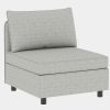 Armless Seat for Modular Sectional Sofa, Convertible Sofa Seat With Storage, Sleeper Sectional Sofa Set