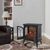 24 inch 3D Flame Electric Infrared Quartz Fireplace Stove with remote control