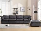 [ PACKAGING NEW UPGRADE] [VIDEO PROVIDED]Modern U-shaped Sectional Sofa ,5-seat Sofa ,Sleeper Sofa Couch with Chaise Lounge for Living Room,Apartment